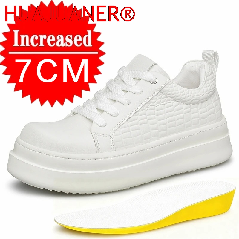 Men'S Shoes With Height Increase - Zapatos de Cuero para Hombre con
