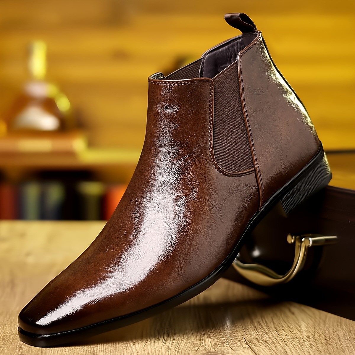 Men'S Shoes Hey Dude - Botas Chelsea de cuero, botas de