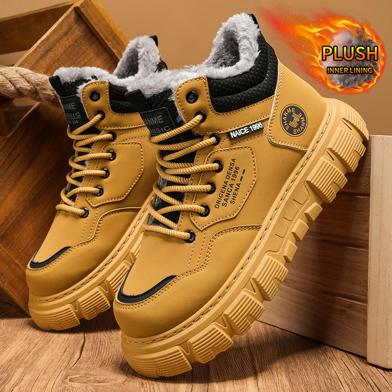 Botas de invierno de terciopel - Men'S Shoes With Height Increase reseña y precio