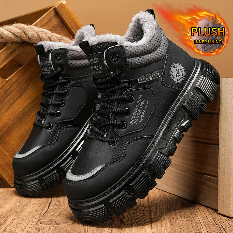 Botas de invierno de terciopel - Men'S Shoes With Height Increase reseña y precio