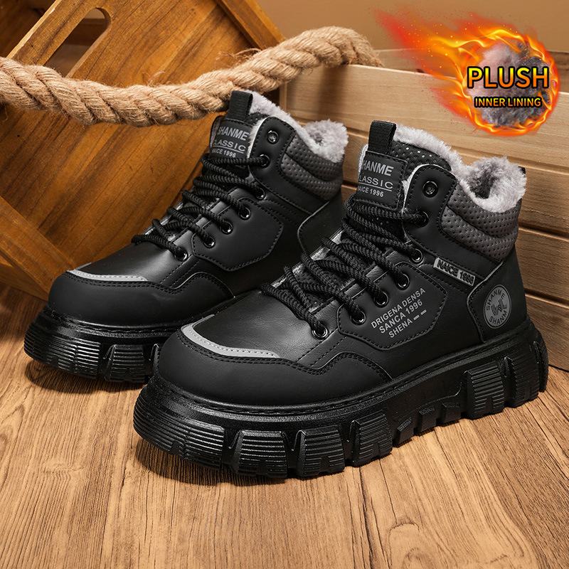 Botas de invierno de terciopel - Men'S Shoes With Height Increase reseña y precio